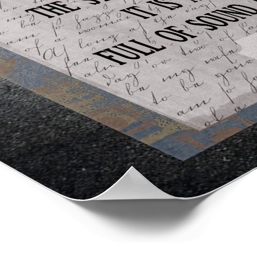 Tale verteld door een idioot — Art Print — Shakesp (Hoek)