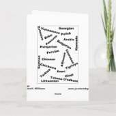 Talen Bedankt Card (Achterkant)