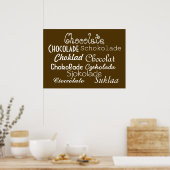 Talen Chocolade Poster 28 x 20 inch (Matte) (Keuken)