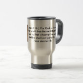 Talen door de geest | John 3:16 TravelMug Reisbeker (Voorkant rechts)
