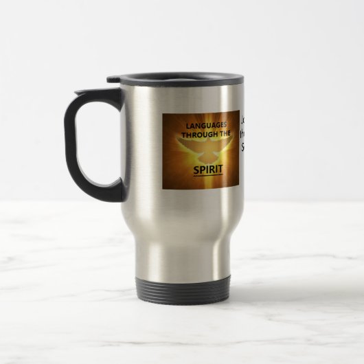 Talen door de geest | John 3:16 TravelMug Reisbeker (Links)