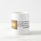 Talen door de geest | John 3:16 Witte Mok (Center)