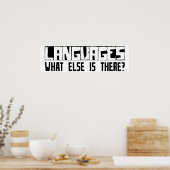 Talen wat er nog meer is? poster (Keuken)