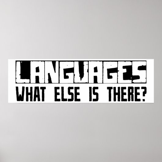 Talen wat er nog meer is? poster (Voorkant)