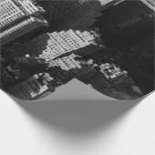 Talengebouwen en wolkenkrabbers met schaduwen cadeaupapier (Hoek)