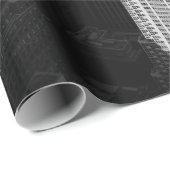 Talengebouwen en wolkenkrabbers met schaduwen cadeaupapier (Rol Hoek)