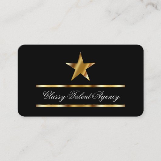 Talent Agency-Visitekaartjes Visitekaartje (Voorkant)