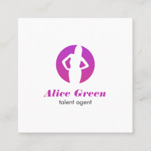 Talent Agent Logo Visitekaartje