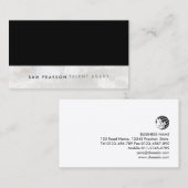 Talent Agent-Visitekaartje Visitekaartje (Voorkant / Achterkant)