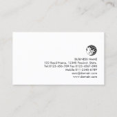 Talent Agent-Visitekaartje Visitekaartje (Achterkant)