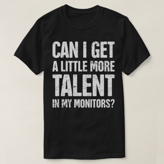 Talent Audio Engineer Funny Sound Guy T-shirt (Design voorkant)