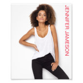 Talent Audition Headshot | Portretfoto afdrukken Foto Afdruk (Voorkant)