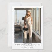Talent Essentials Flip Card | Aangepaste compcards Kaart (Achterkant)