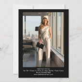 Talent Essentials Flip Card | Aangepaste compcards Kaart (Achterkant)