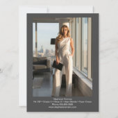 Talent Essentials Flip Card | Aangepaste compcards Kaart (Achterkant)
