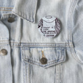 Talent is Luck, Belangrijk denken is COURAGE Ronde Button 5,7 Cm (In situ)
