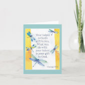 talent notecard kaart (Voorkant)