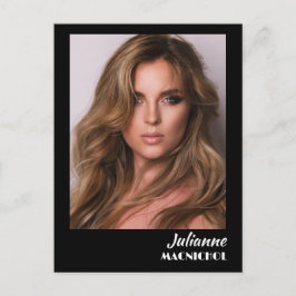 Talent Promotie Postkaart | Aangepaste Foto en Log