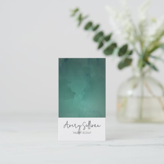 Talent Scout Manager Entertainment Visitekaartje (Staand voorkant)