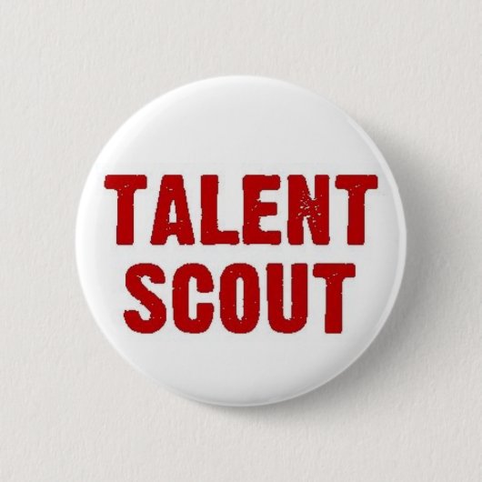Talent Scout Ronde Button 5,7 Cm (Voorkant)