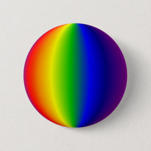 Talent - Sferische Regenboog Ronde Button 5,7 Cm