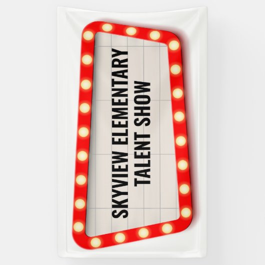 Talent Show Banner (Verticaal)