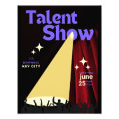 Talent Show FLyer, Show Flyer, Talent Contest Foto Afdruk (Voorkant)