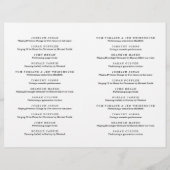 Talent Show/Variety Show Program Flyer (Achterkant)