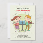 Talented Kinder Invitation Kaart (Voorkant)