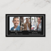 Talentkaart met handtekening | Mini Comp Cards Visitekaartje (Achterkant)