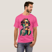 talentvolle zangeres t-shirt (Voorkant volledig)