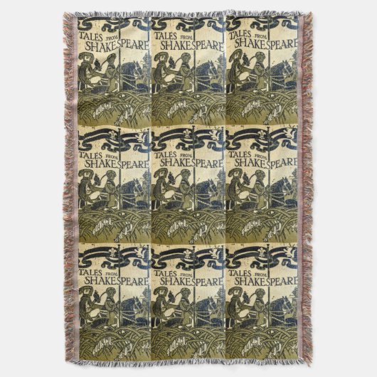 "Tales from Shakespeare"  Hoesje Boek Deken (Voorkant Verticaal)