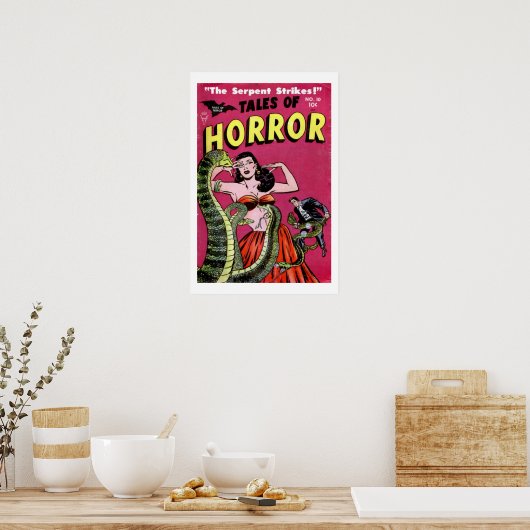 Tales of Horror  Comic Book Hoesje Poster (Keuken)
