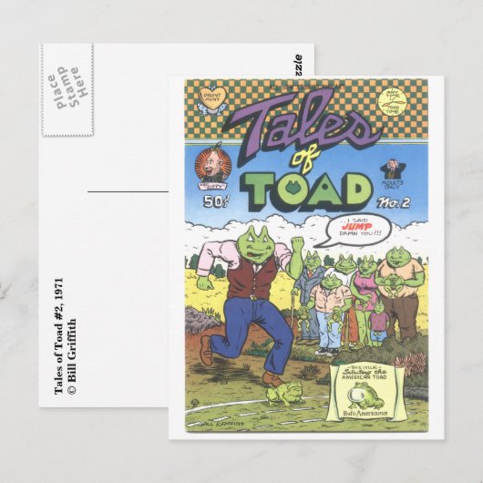 Tales of Toad #2, 1971 Briefkaart (Voorkant / Achterkant)