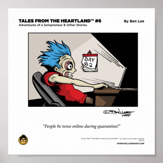 Tales uit het hartgebied #6 poster (Voorkant)