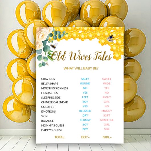 Tales van bijen Oude vrouwen Poster