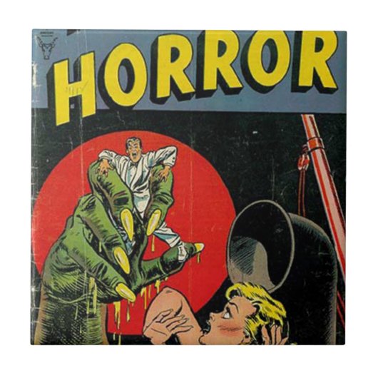 Tales van de horrorstrip tegeltje (Voorkant)