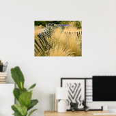 Talggoudgrassen in Frankrijk Poster (Thuiskantoor)