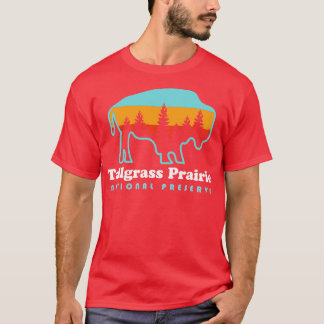 Talgrass Prairie Nationaal natuurgebied Bison Kans T-shirt
