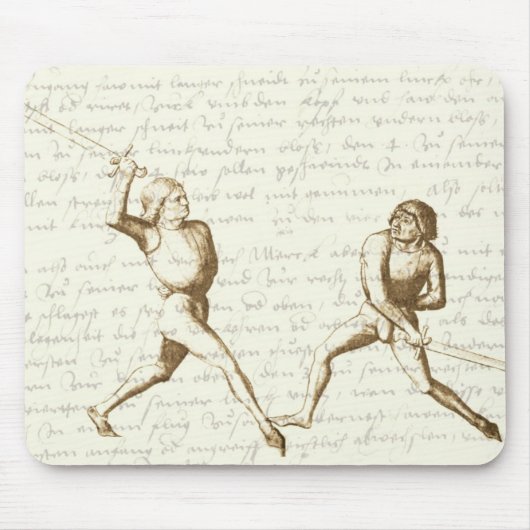 Talhoffer's Manual mousepad Muismat (Voorkant)