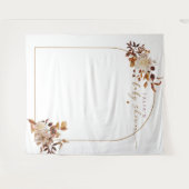 TALIA Boheemse Terracotta Boog Baby Shower Welkom Wandkleed (Voorkant (horizontaal))