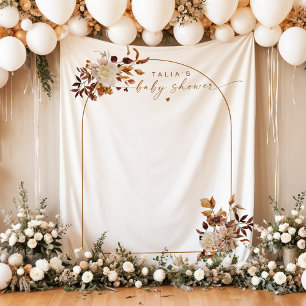 TALIA Boheemse Terracotta Boog Baby Shower Welkom Wandkleed