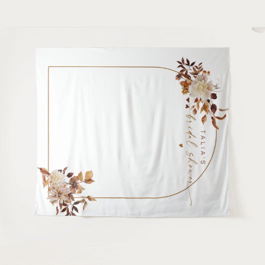 TALIA Boheemse Terracotta Boog Bruidsfeest Wandkleed (Voorkant (horizontaal))