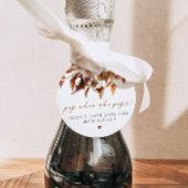 TALIA Bohemian Terracotta Floral Pop als ze Pop Bedankjes Labels