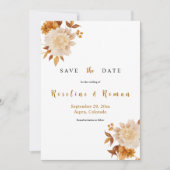 TALIA Boho Save the Date Sjabloon Kaart (Voorkant)