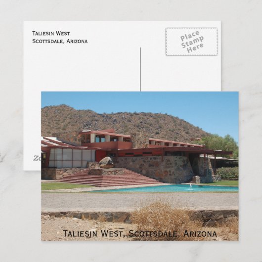 Taliesin West Briefkaart (Voorkant / Achterkant)