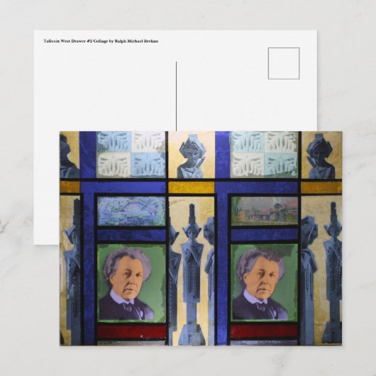 Taliesin West Drawer #2 Collage Briefkaart (Voorkant / Achterkant)