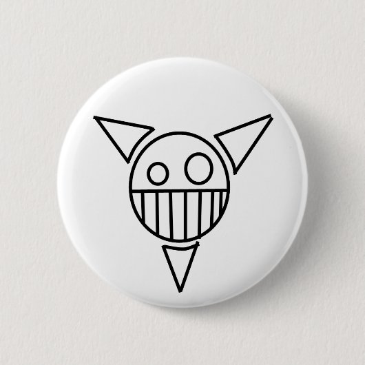 Talil-kat Ronde Button 5,7 Cm (Voorkant)