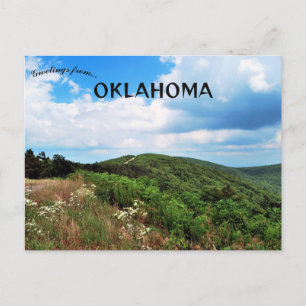 Talimena Schilderachtig Highway Oklahoma Briefkaart