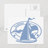 Talinn Stamp Briefkaart (Voorkant / Achterkant)